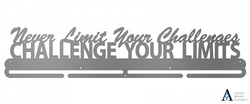 Challenge Your Limits Bib and Medal Display