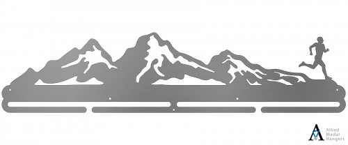 Mountainscape - Male - Original Version Bib and Medal Display