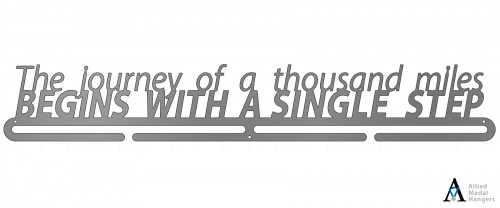 The journey of a thousand miles begins with a single step! 